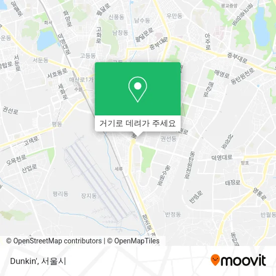 Dunkin' 지도