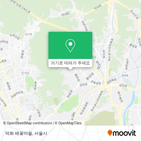 덕화 배꽃마을 지도