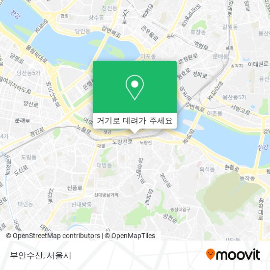 부안수산 지도