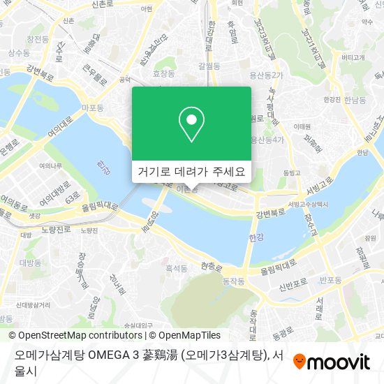 오메가삼계탕 OMEGA 3 蔘鷄湯 (오메가3삼계탕) 지도
