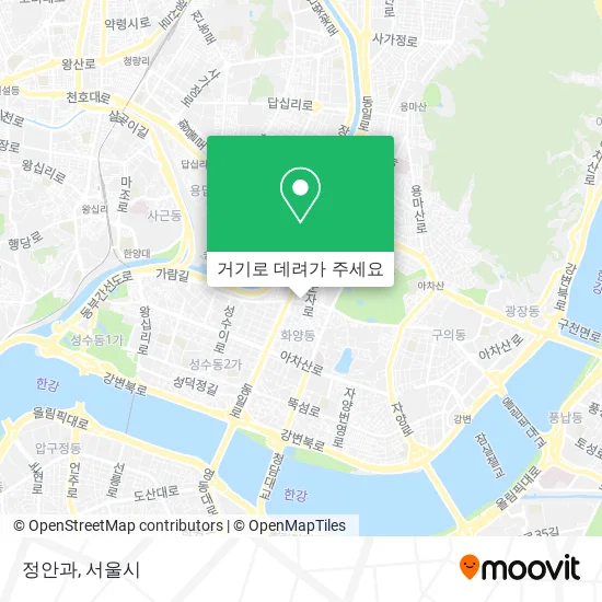 정안과 지도