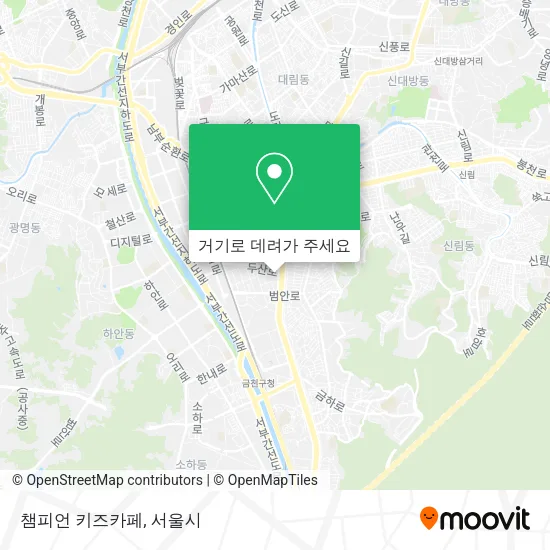 챔피언 키즈카페 지도