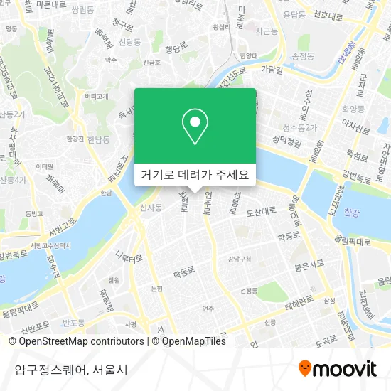 압구정스퀘어 지도