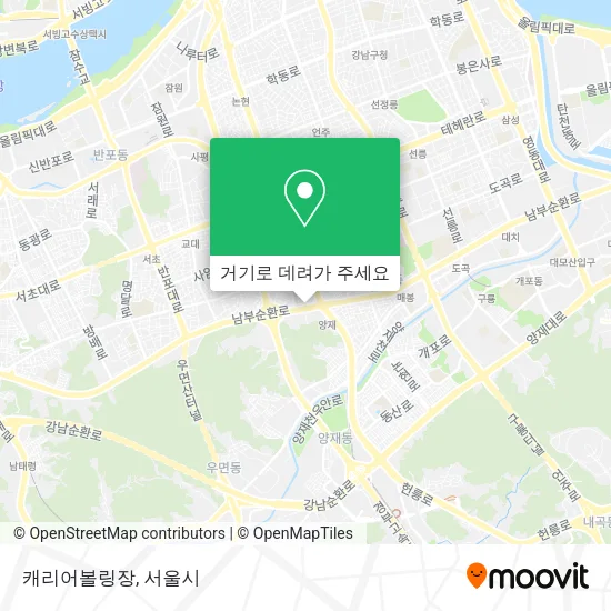 캐리어볼링장 지도