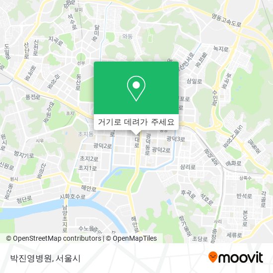 박진영병원 지도