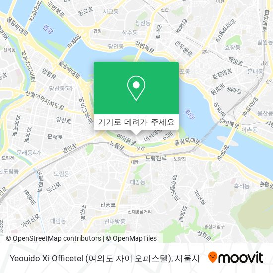 Yeouido Xi Officetel (여의도 자이 오피스텔) 지도