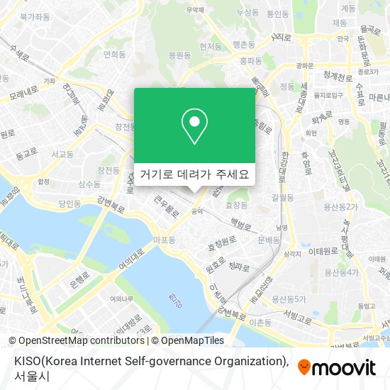 KISO(Korea Internet Self-governance Organization) 지도