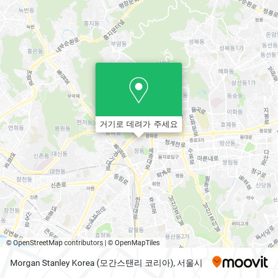 Morgan Stanley Korea (모간스탠리 코리아) 지도