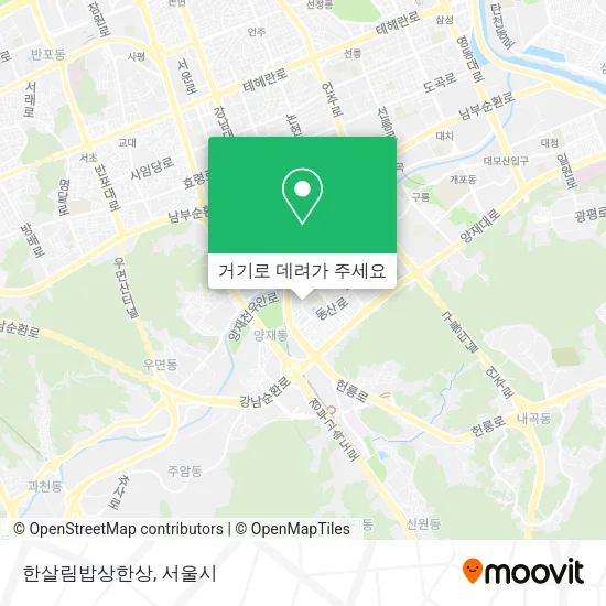 한살림밥상한상 지도