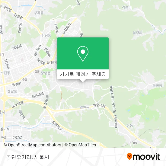 공단오거리 지도
