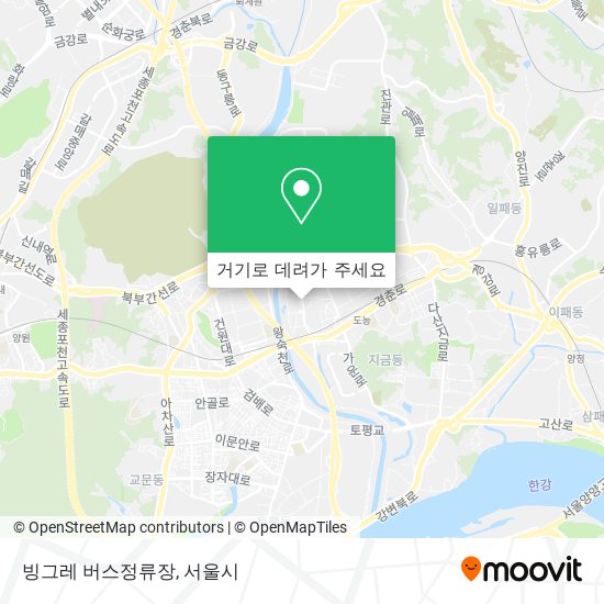 빙그레 버스정류장 지도