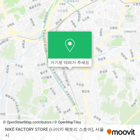 NIKE FACTORY STORE (나이키 팩토리 스토어) 지도