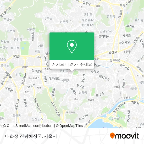 대화정 진짜해장국 지도