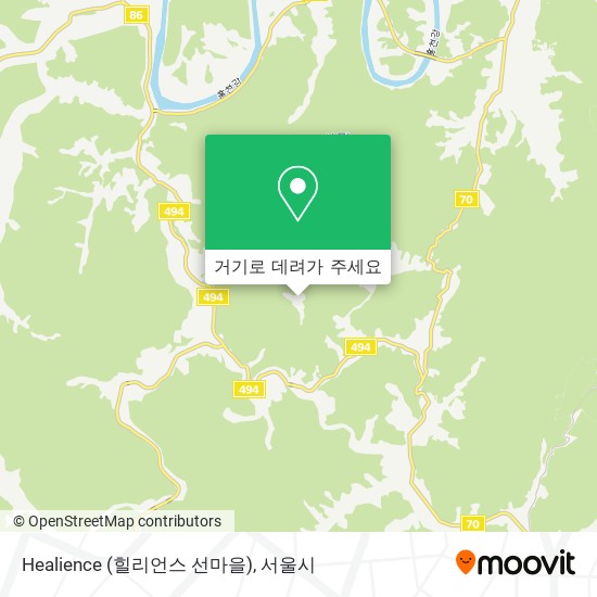 Healience (힐리언스 선마을) 지도