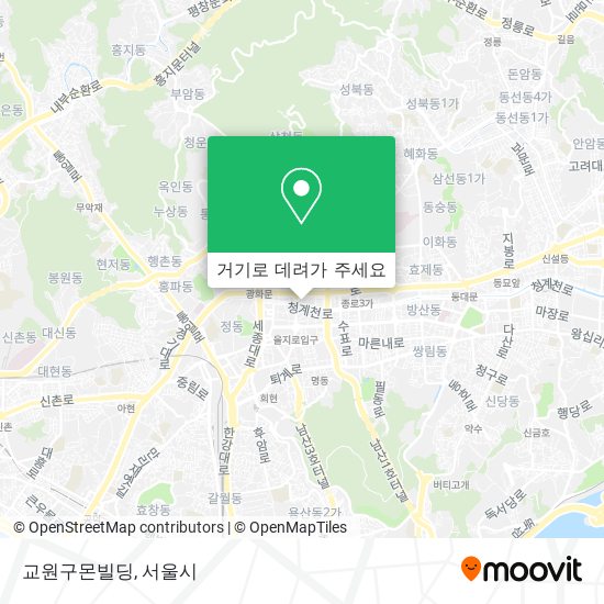 교원구몬빌딩 지도