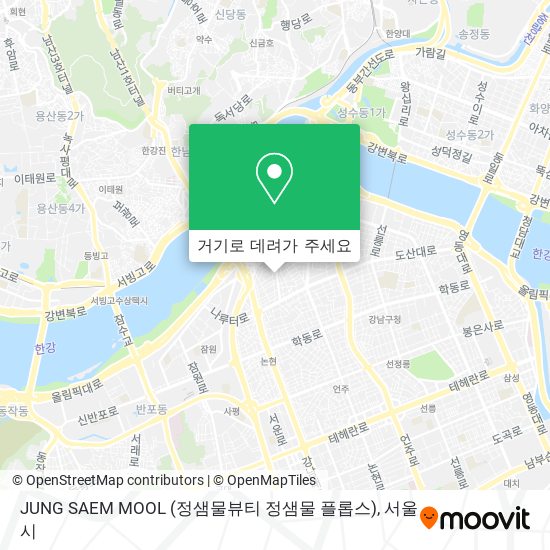 JUNG SAEM MOOL (정샘물뷰티 정샘물 플롭스) 지도