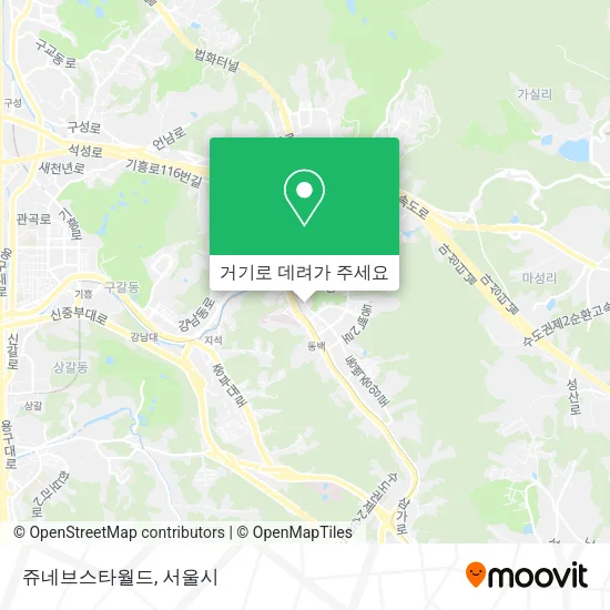 쥬네브스타월드 지도