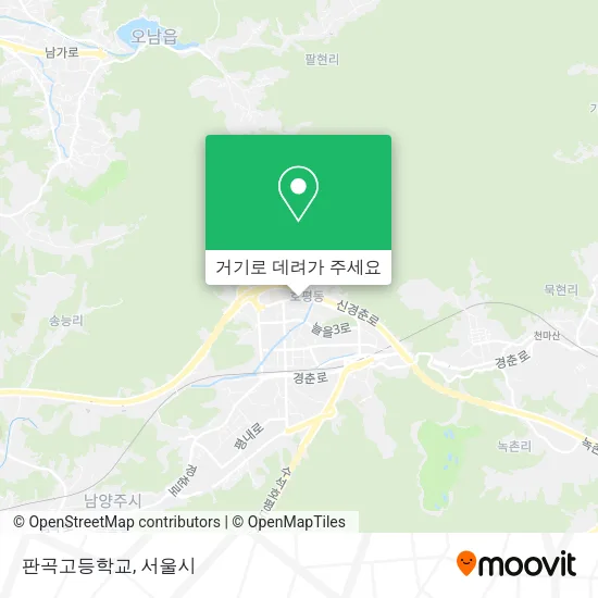 판곡고등학교 지도