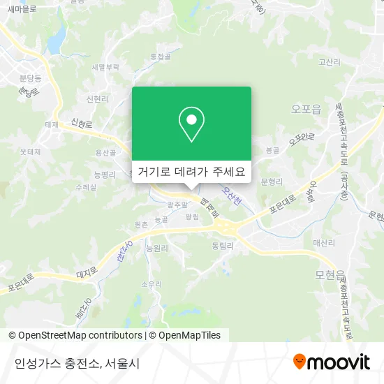 인성가스 충전소 지도