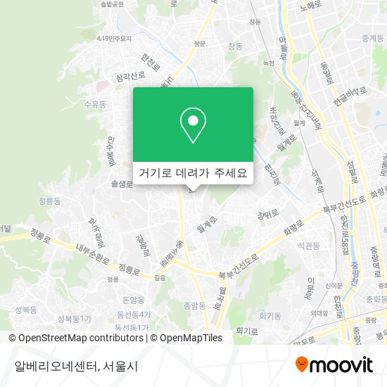 알베리오네센터 지도