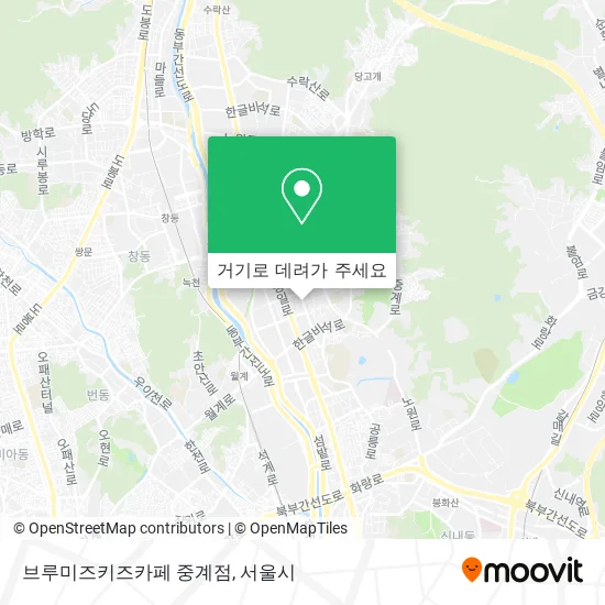 브루미즈키즈카페 중계점 지도