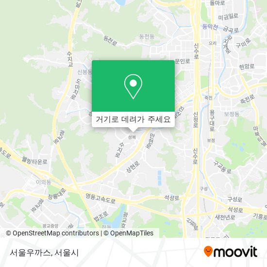 서울우까스 지도