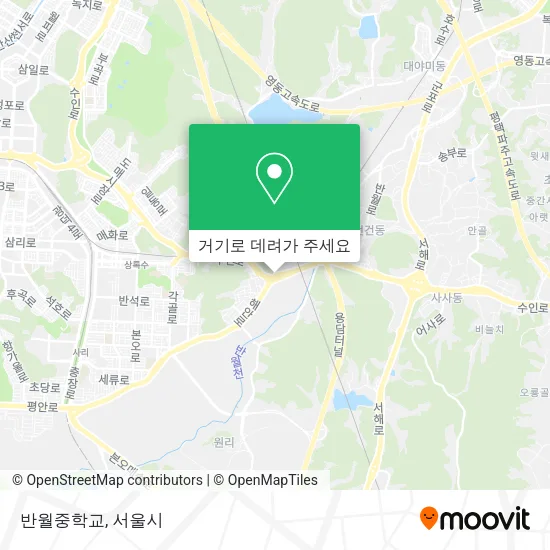 반월중학교 지도
