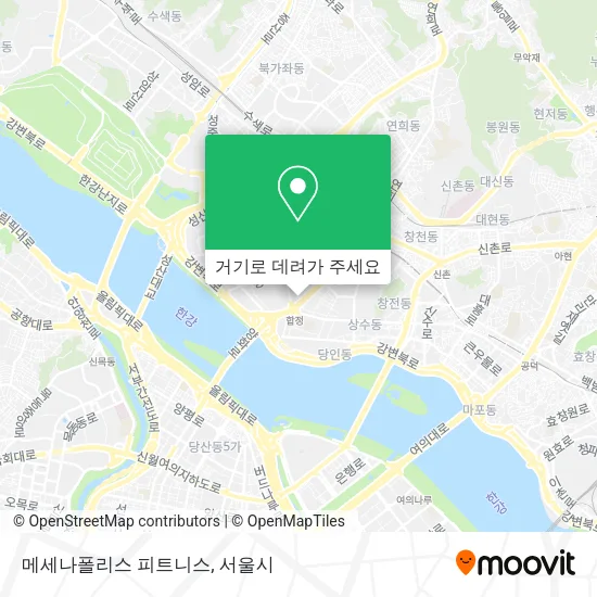 메세나폴리스 피트니스 지도