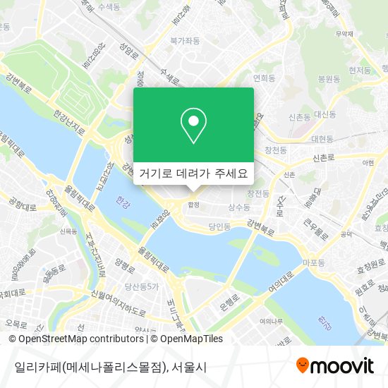 일리카페(메세나폴리스몰점) 지도
