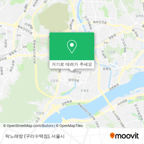 락노래방 (구리수택점) 지도