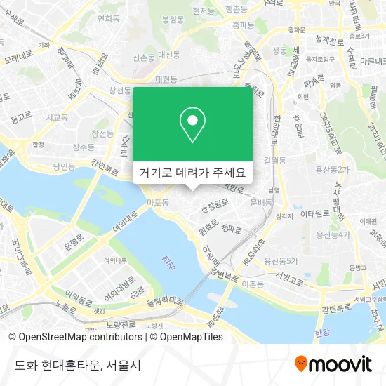 도화 현대홈타운 지도