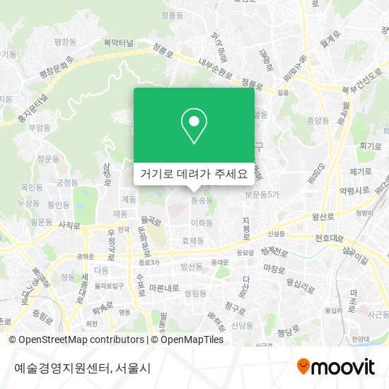 예술경영지원센터 지도