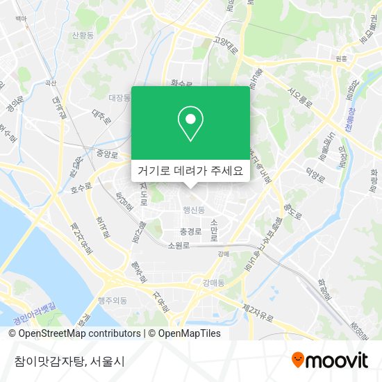 참이맛감자탕 지도