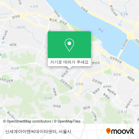 신세계아이앤씨데이터센터 지도