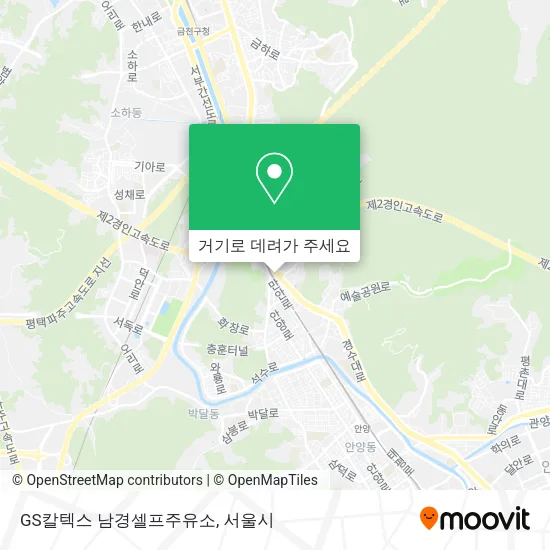 GS칼텍스 남경셀프주유소 지도