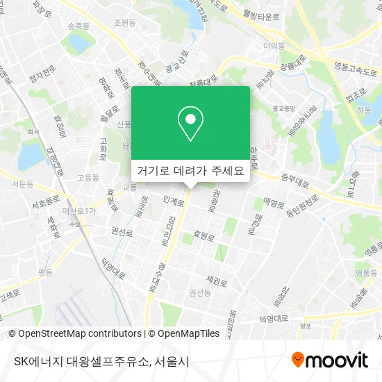 SK에너지 대왕셀프주유소 지도