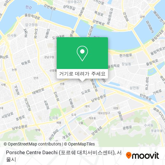 Porsche Centre Daechi (포르쉐 대치서비스센터) 지도