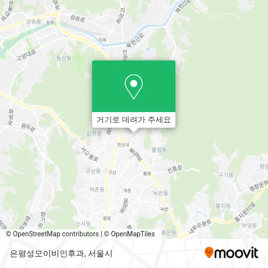 은평성모이비인후과 지도