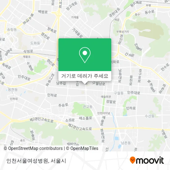 인천서울여성병원 지도