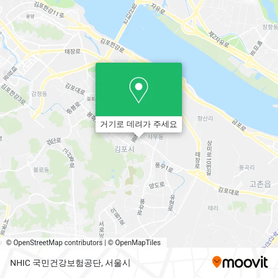 NHIC 국민건강보험공단 지도