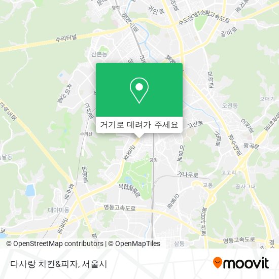 다사랑 치킨&피자 지도