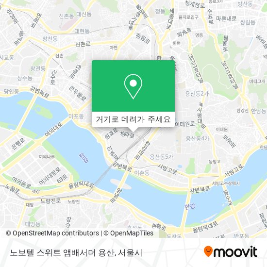 노보텔 스위트 앰배서더 용산 지도