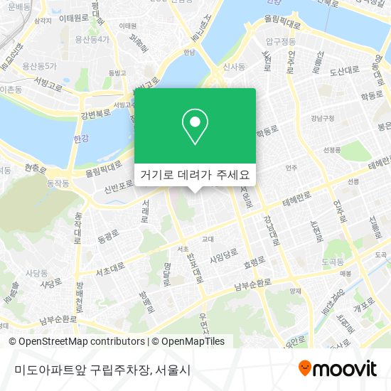 미도아파트앞 구립주차장 지도