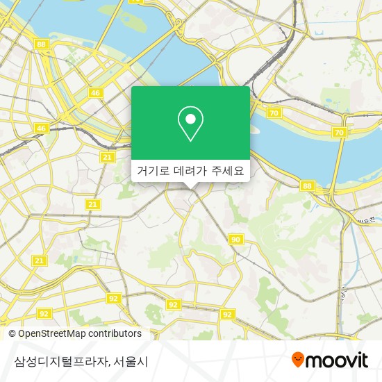 삼성디지털프라자 지도