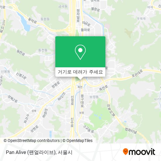 Pan Alive (팬얼라이브) 지도
