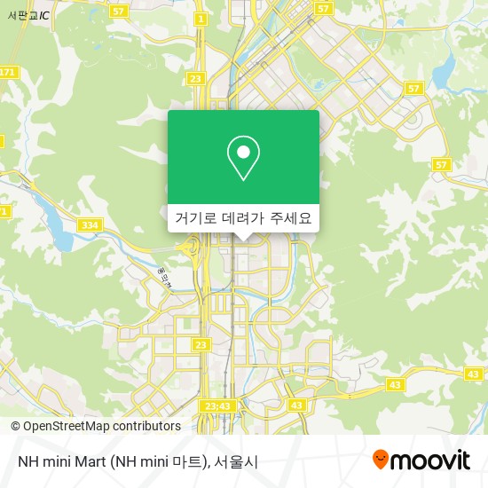 NH mini Mart (NH mini 마트) 지도