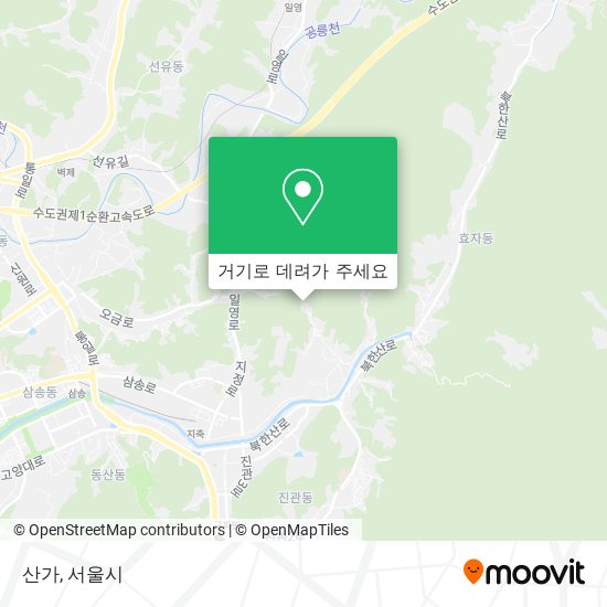 산가 지도