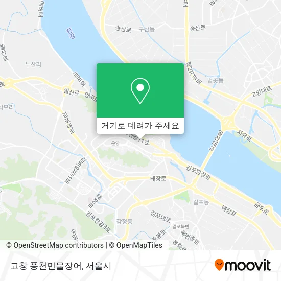 고창 풍천민물장어 지도