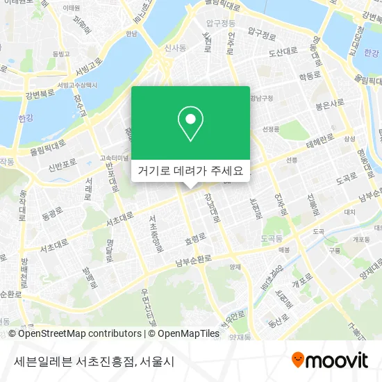세븐일레븐 서초진흥점 지도