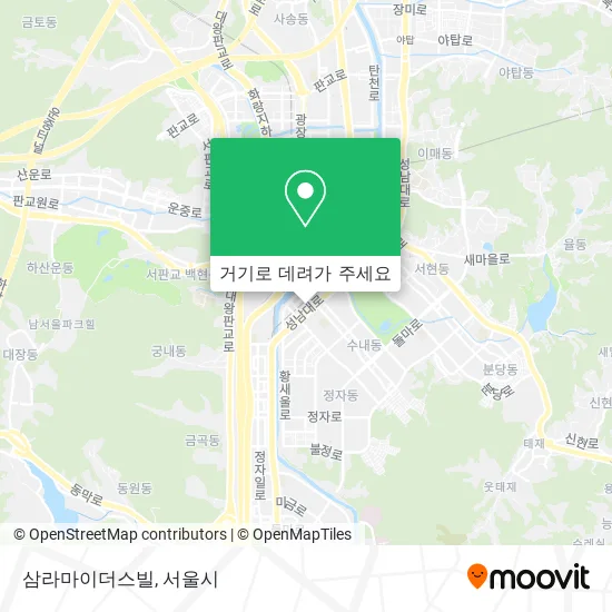 삼라마이더스빌 지도